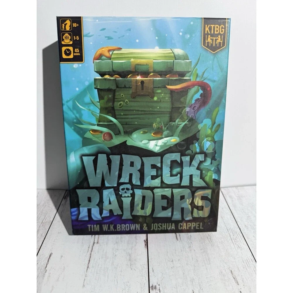 Kids Table Board Gaming Wreck Raiders Underwater Board Game 1-5P 10+ 2019 Award